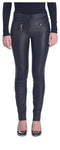 Maggie Black Stretch Leather Pants